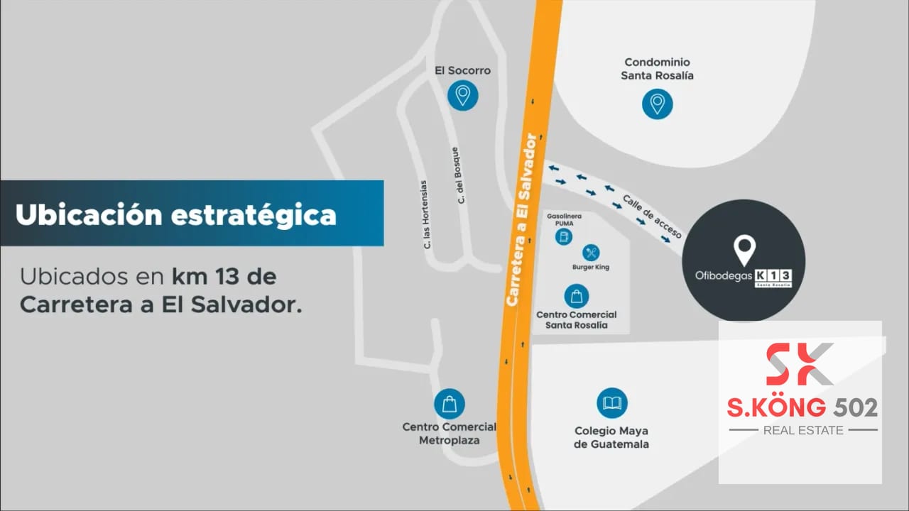 RENTO OFIBODEGA K13, KM 12.5 CES, ENTRE SANTA ROSALÍA Y COLEGIO MAYA — Bodega / Ofibodega en Alquiler en Santa Catarina Pinula, Guatemala, Ciudad — foto 6 de 14